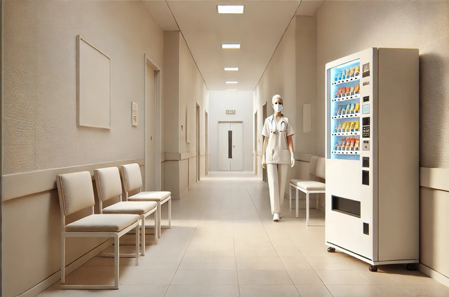 distributeur automatique etablissement sante