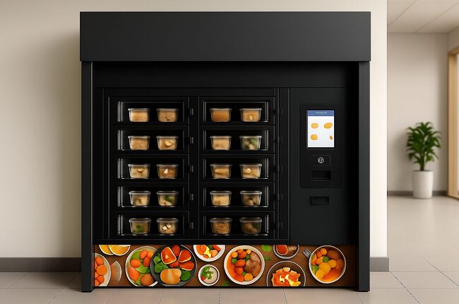 distributeur automatique plat