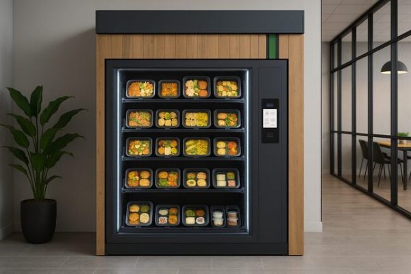 distributeur automatique plat